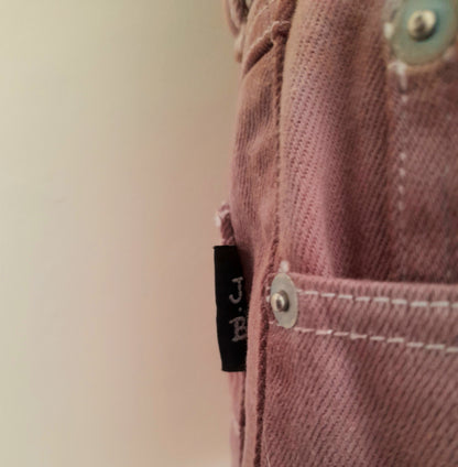 Re-Worked Vintage Episode Pink Wash Cotton Denim Cut Off Shorts