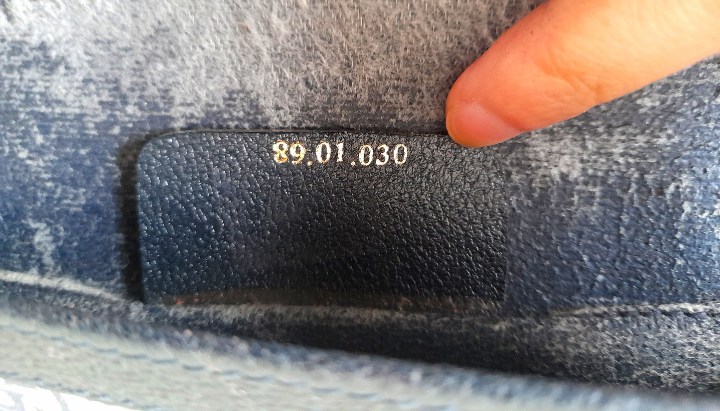 Vintage 90s Gucci Sherry Canvas Clutch Grab Bag