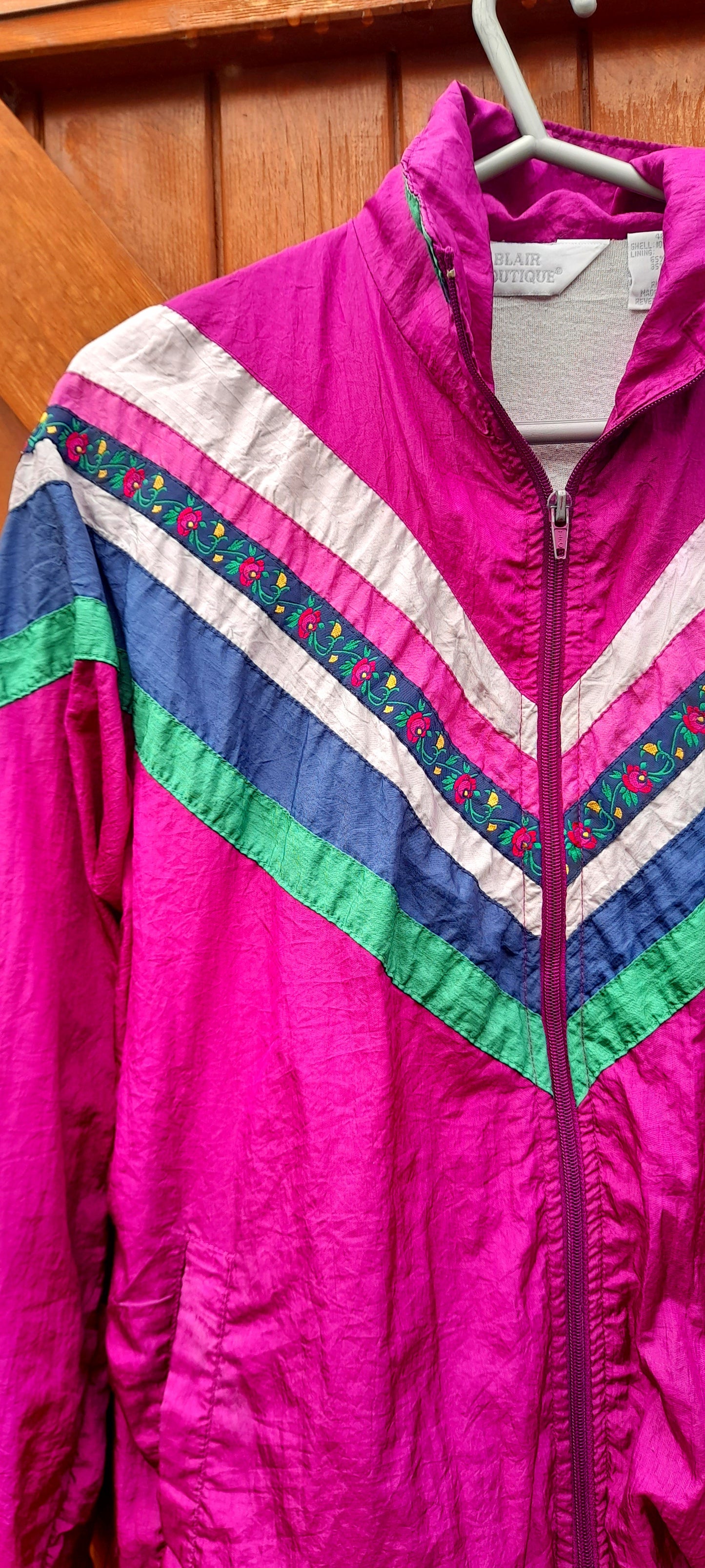 Vintage 80s Blair Boutique Waterproof Zip Jacket