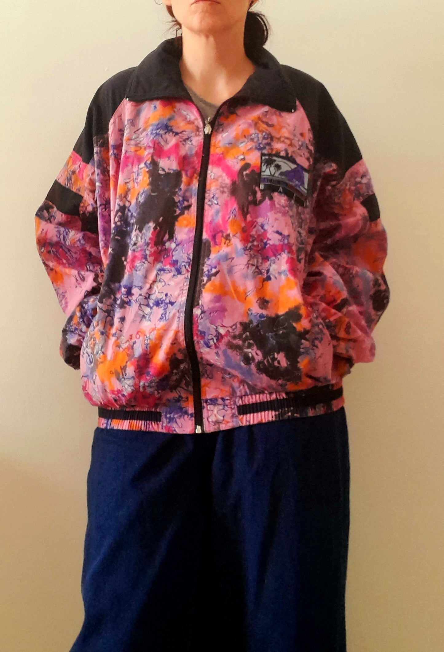 Vintage 80s Retro Racanor Sports Lightweight Jacket
