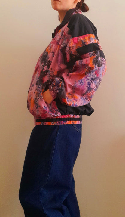 Vintage 80s Retro Racanor Sports Lightweight Jacket