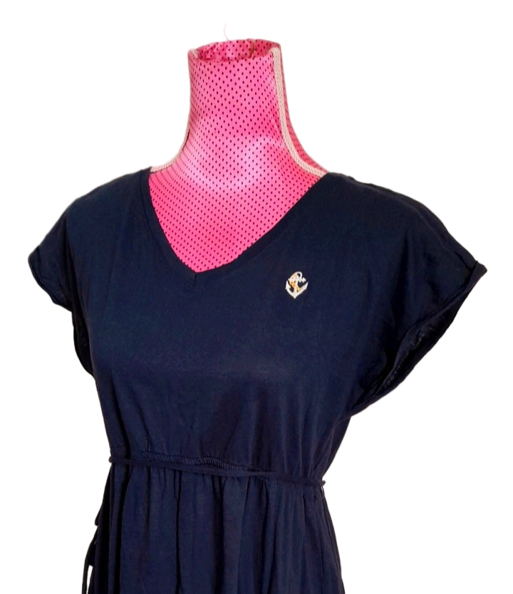 Navy Anchor Cotton Vintage Sailor Dress
