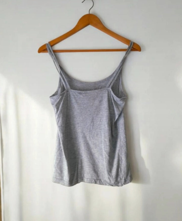 Vintage Y2K Grey Boho Print Camisole Vest Top