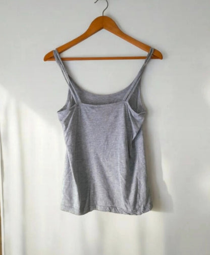 Vintage Y2K Grey Boho Print Camisole Vest Top