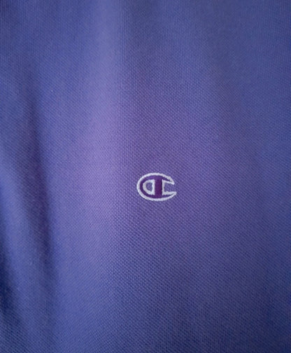 Vintage Y2K CHAMPION Purple   Polo Shirt