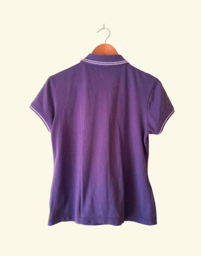Vintage Y2K CHAMPION Purple   Polo Shirt