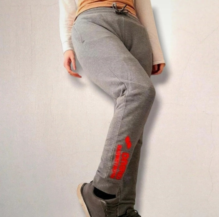 Vintage Y2K ARENA SPORTSWEAR Grey Red Tracksuit Joggers