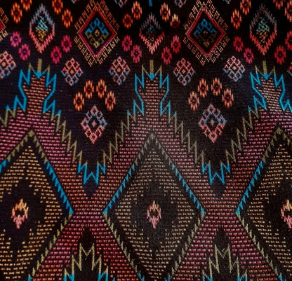 Vintage Y2K NEW LOOK Multicoloured Embroidered Skirt