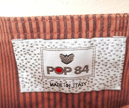 POP 84 Vintage 80s Pink Pinstripe Skirt