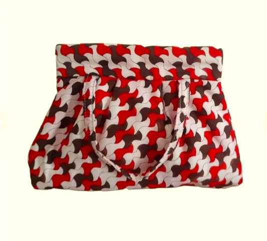 Vintage 1960s BOOTS Chemist's Retro Cotton PVC Toilettries Bag