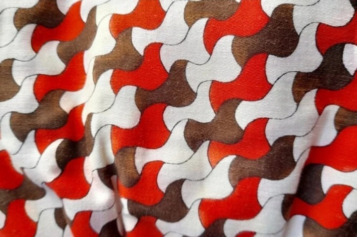 Vintage 1960s BOOTS Chemist's Retro Cotton PVC Toilettries Bag