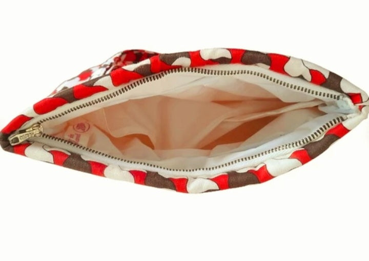 Vintage 1960s BOOTS Chemist's Retro Cotton PVC Toilettries Bag