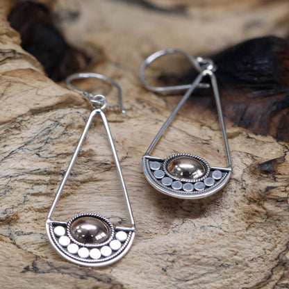 Silver & Gold Luna Balance Earrings
