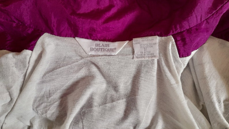 Vintage 90s Blair Boutique Waterproof Zip Jacket