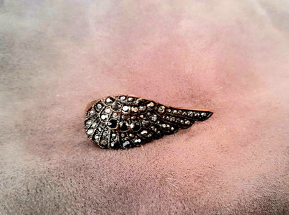 Bronze Marcasite Sparkling Wing Ring