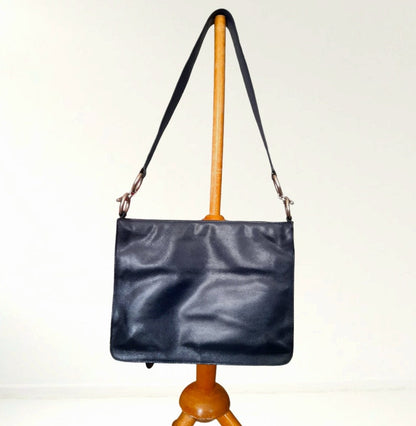 Bottega Veneta Vintage Two Tone Satchel Bag