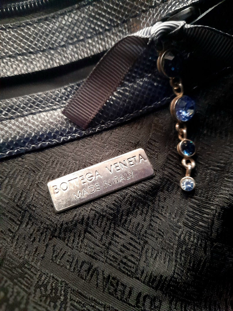 Bottega Veneta Vintage Two Tone Satchel Bag