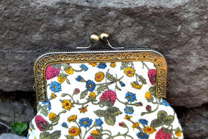 Strawberry Meadow Wildflower Clasp Wallet