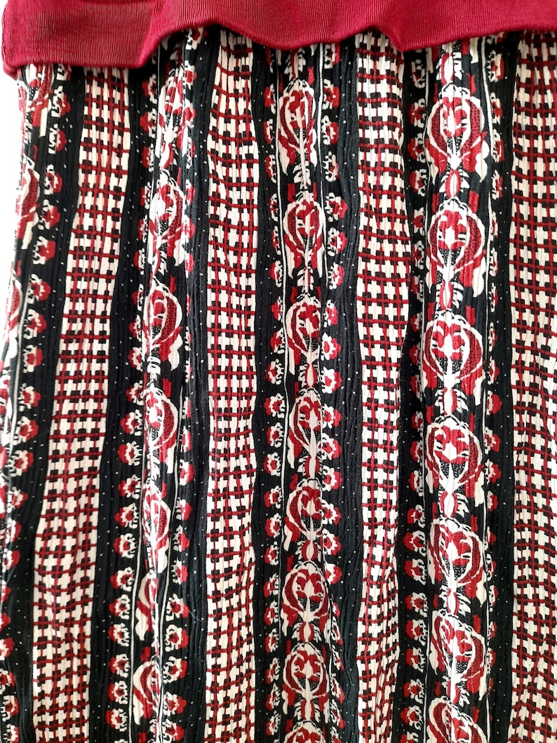 Vintage 90s Plein Futur Ethnic Bodycon Dress