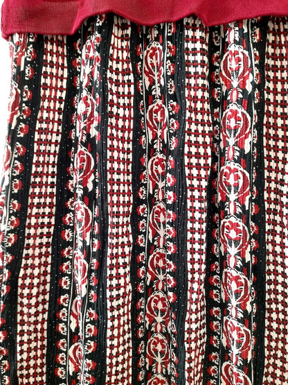 Vintage 90s Plein Futur Ethnic Bodycon Dress