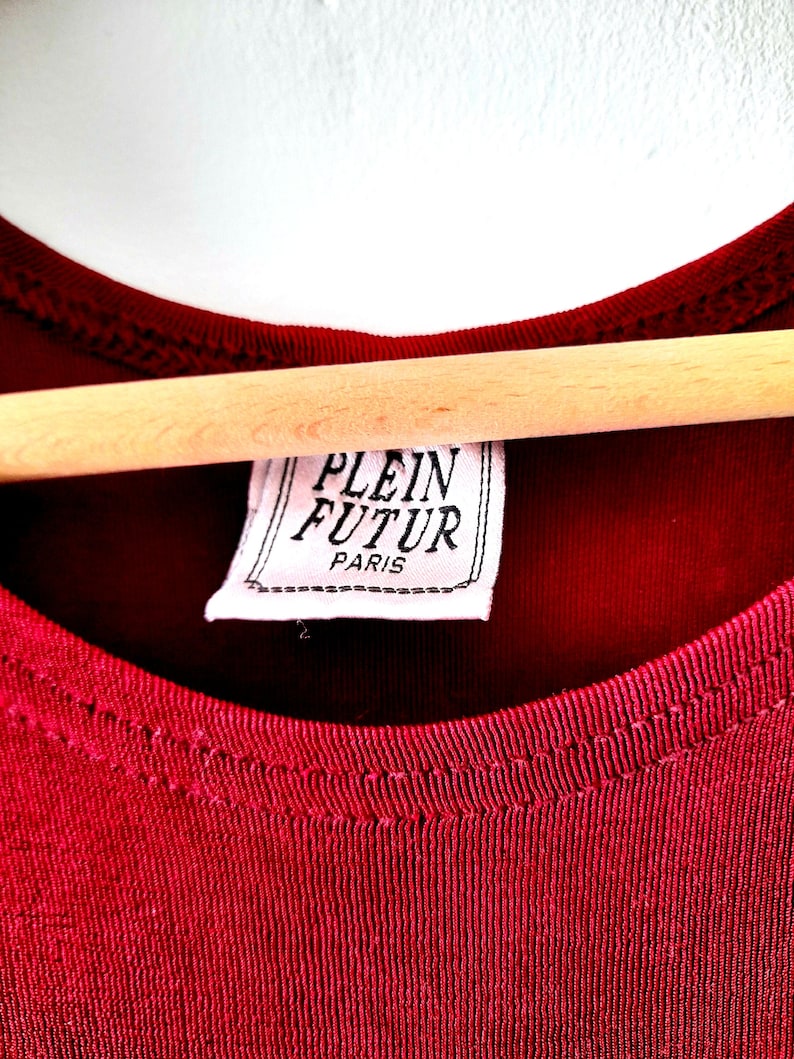 Vintage 90s Plein Futur Ethnic Bodycon Dress