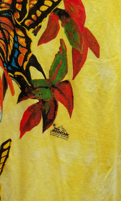 The Mountain Vintage Nature Print Cotton T-Shirt