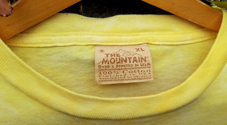 The Mountain Vintage Nature Print Cotton T-Shirt