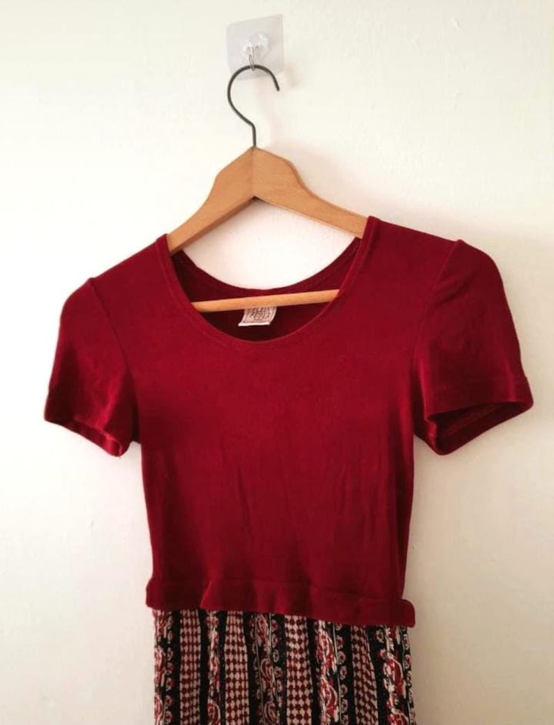 Vintage 90s Plein Futur Ethnic Bodycon Dress