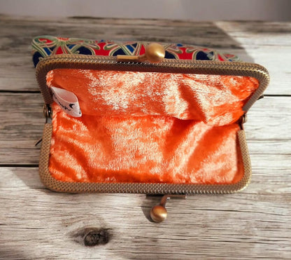 Liberty Iianthe Nouveau Flower Cotton Clasp Wallet