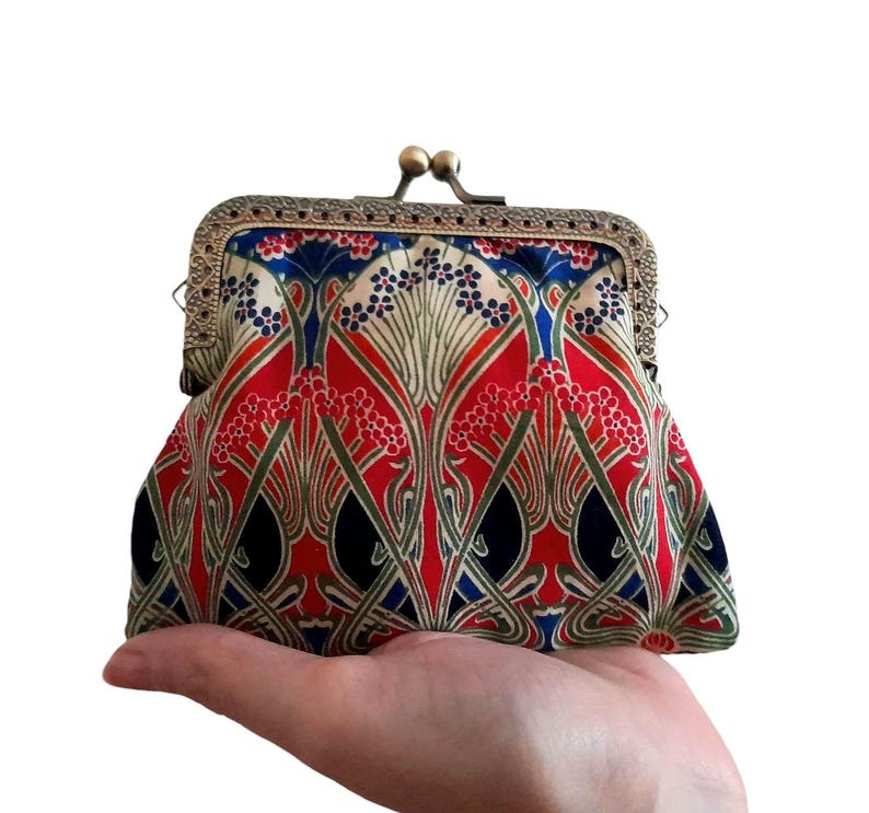 Liberty Iianthe Nouveau Flower Cotton Clasp Wallet