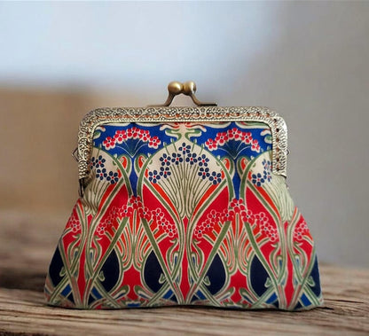 Liberty Iianthe Nouveau Flower Cotton Clasp Wallet